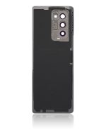Samsung Galaxy Z Fold 6 5G Arka Kapak Camı Kamera Lensiyle (Aftermarket Plus) (Mystic Black) - Görsel 4