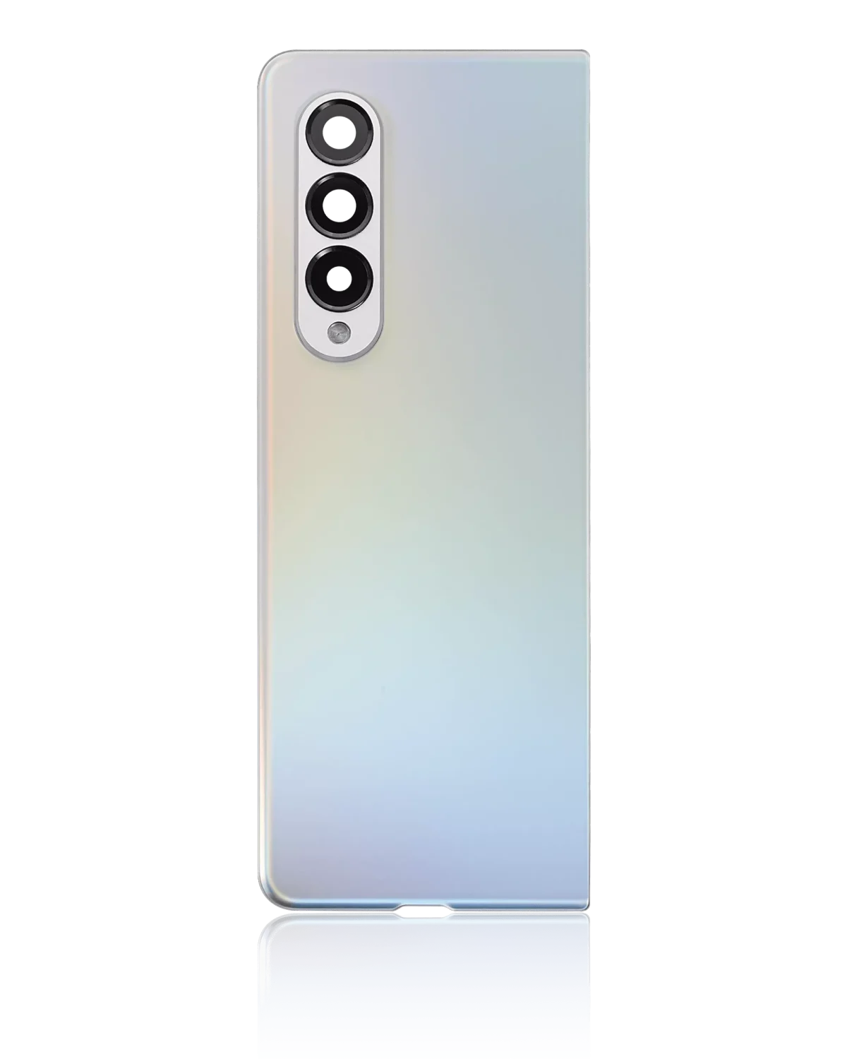 Samsung Galaxy Z Fold 6 5G Arka Kapak Camı Kamera Lensiyle (Aftermarket Plus) (Phantom Silver) İle Uyumlu - Görsel 3
