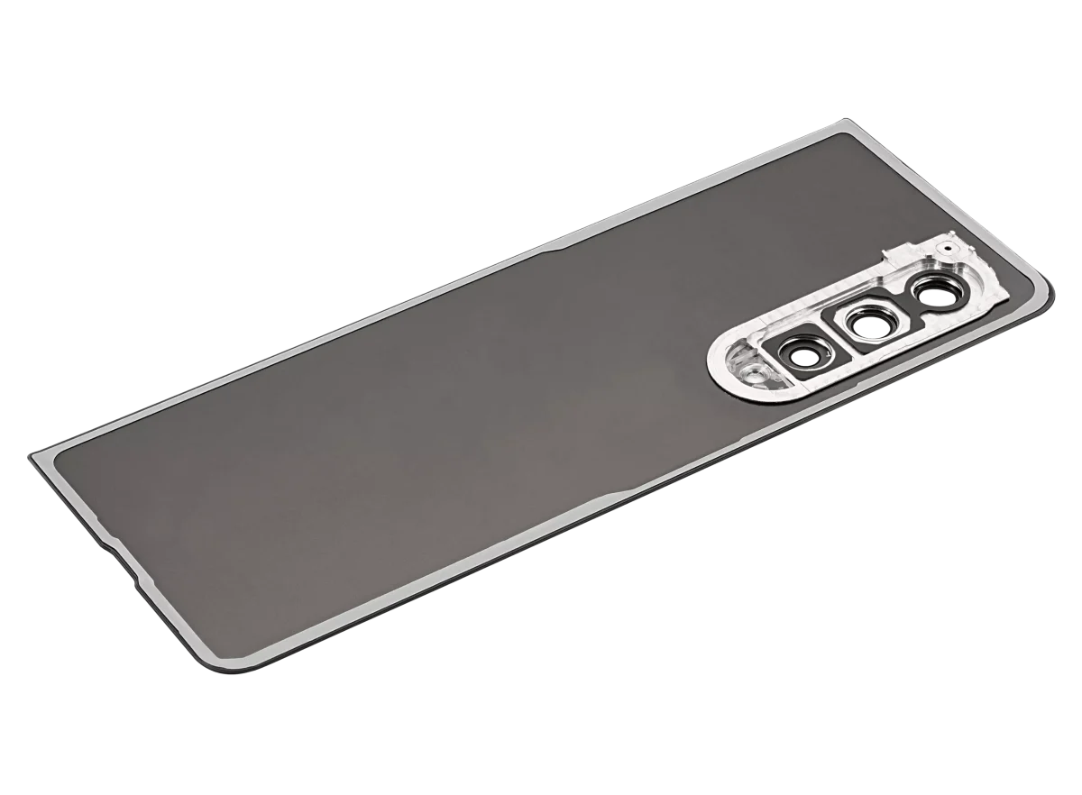Samsung Galaxy Z Fold 6 5G Arka Kapak Camı Kamera Lensiyle (Aftermarket Plus) (Phantom Silver) İle Uyumlu - Görsel 6