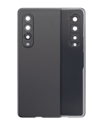 Samsung Galaxy Z Fold 6 5G Arka Kapak Camı Kamera Lensiyle (Aftermarket Plus) (Phantom Siyah) İle Uyumlu