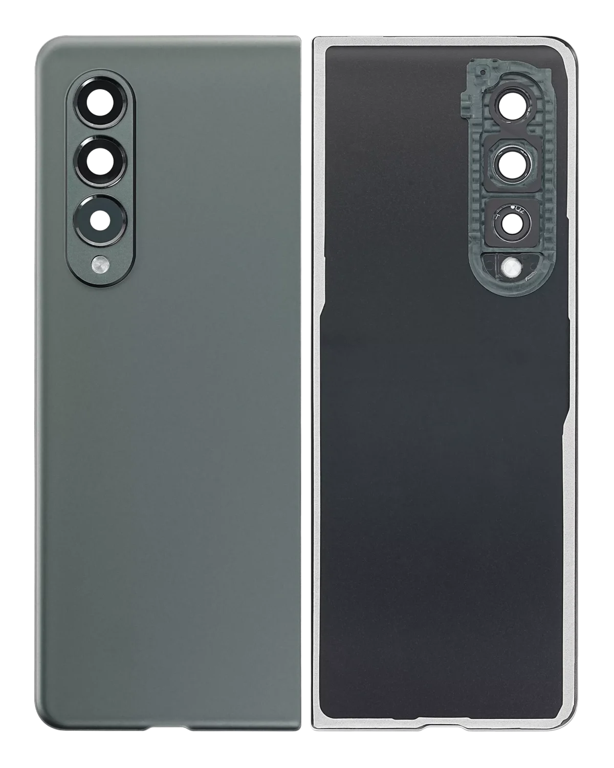 Samsung Galaxy Z Fold 6 5G Arka Kapak Camı Kamera Lensiyle(Aftermarket Plus) (Phantom Green) - Görsel 2