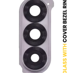 Samsung Galaxy Z Fold 6 5G Orijinal (Servis Paket) (Gümüş Gölge) Kapaklı Arka Kamera Lensi Çerçeveli Halkalı