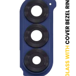 Samsung Galaxy Z Fold 6 5G Orijinal (Servis Paket) (Lacivert) Kapaklı Arka Kamera Lensi Çerçeveli Halkalı