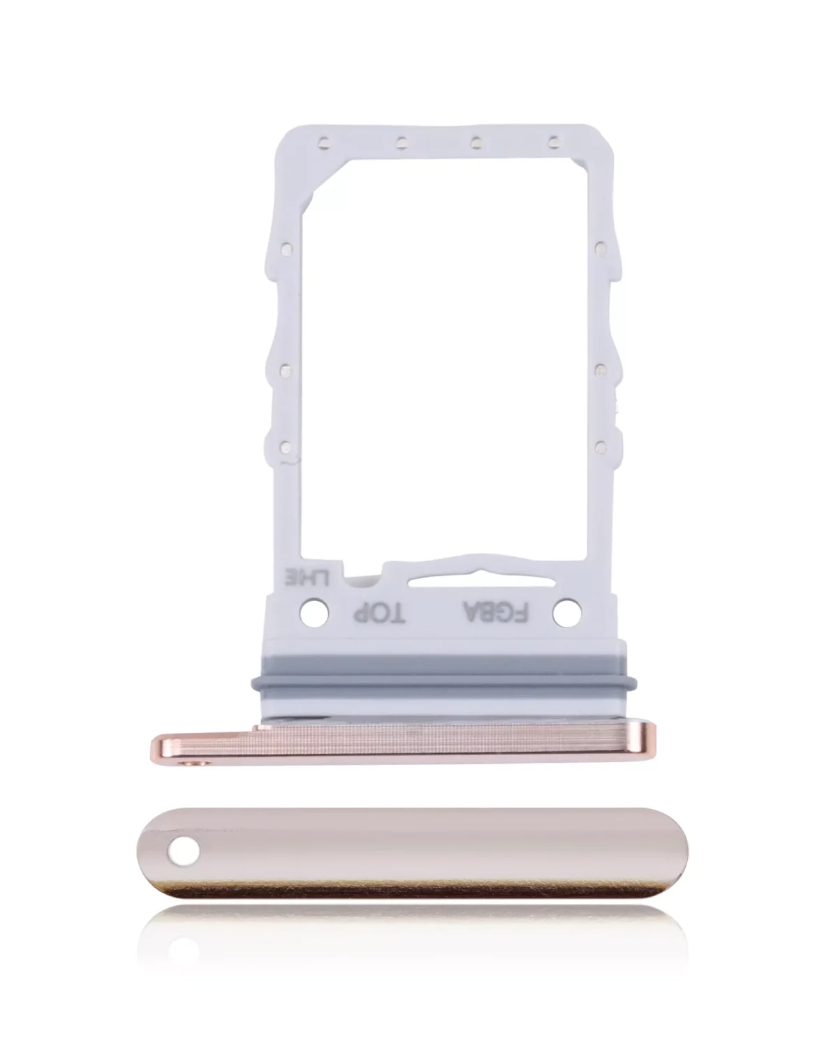 Sim Kart Tepsisi Samsung Galaxy Z Flip 4 5G İle Uyumlu (F721) (Pembe Altın) İle Uyumlu - Görsel 2