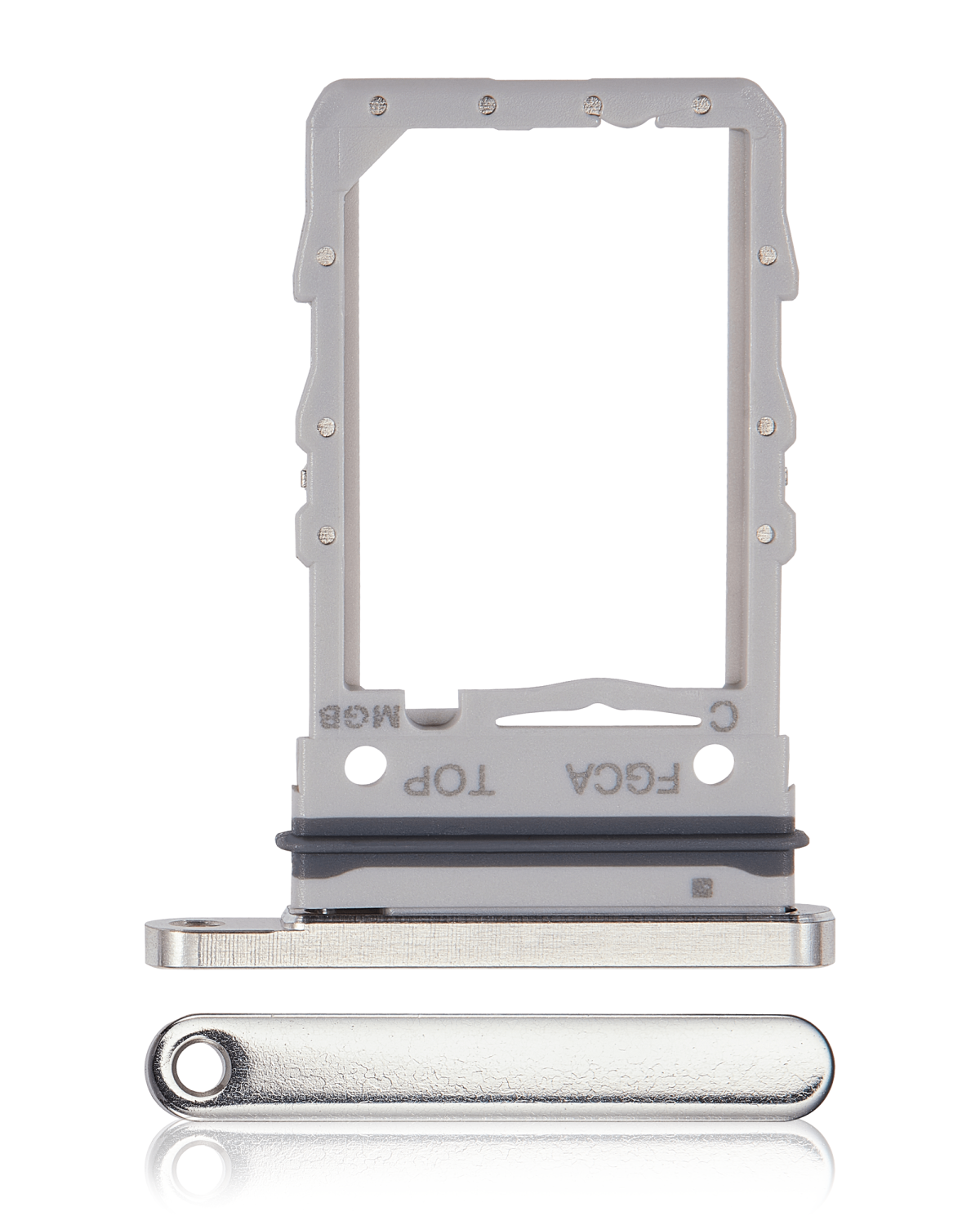 Sim Kart Tepsisi Samsung Galaxy Z Flip 5 5G İle Uyumlu (Krem) İle Uyumlu - Görsel 6