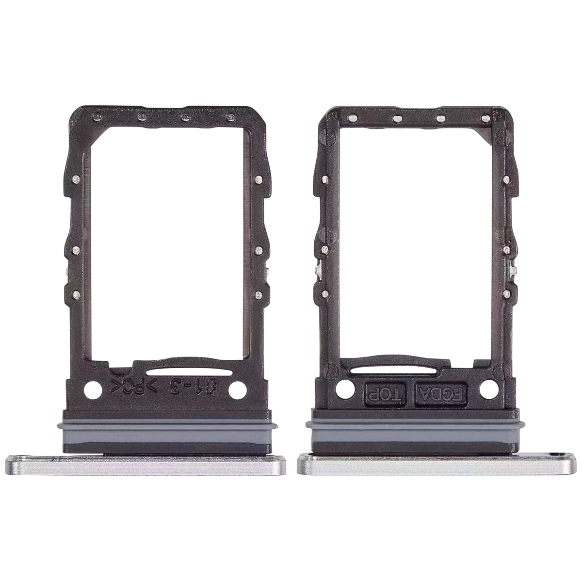 Tek Sim Kart Tepsisi Samsung Galaxy Z Flip 6 (F741) (Premium) (Beyaz) - Görsel 2