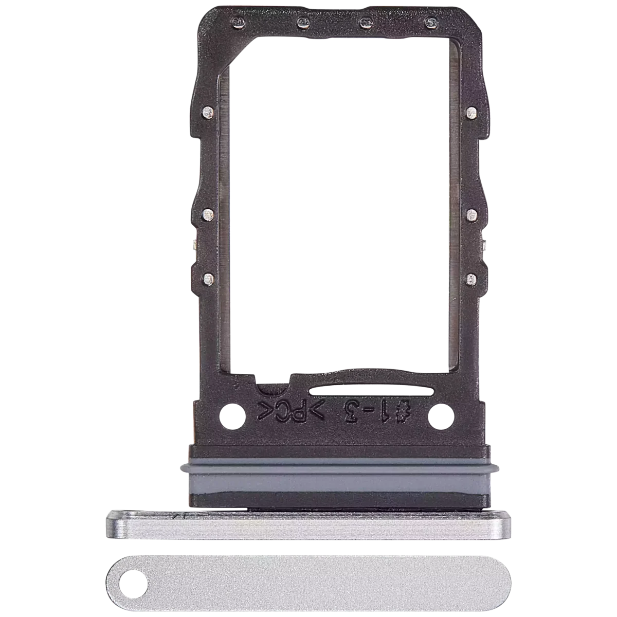 Tek Sim Kart Tepsisi Samsung Galaxy Z Flip 6 (F741) (Premium) (Beyaz) - Görsel 3