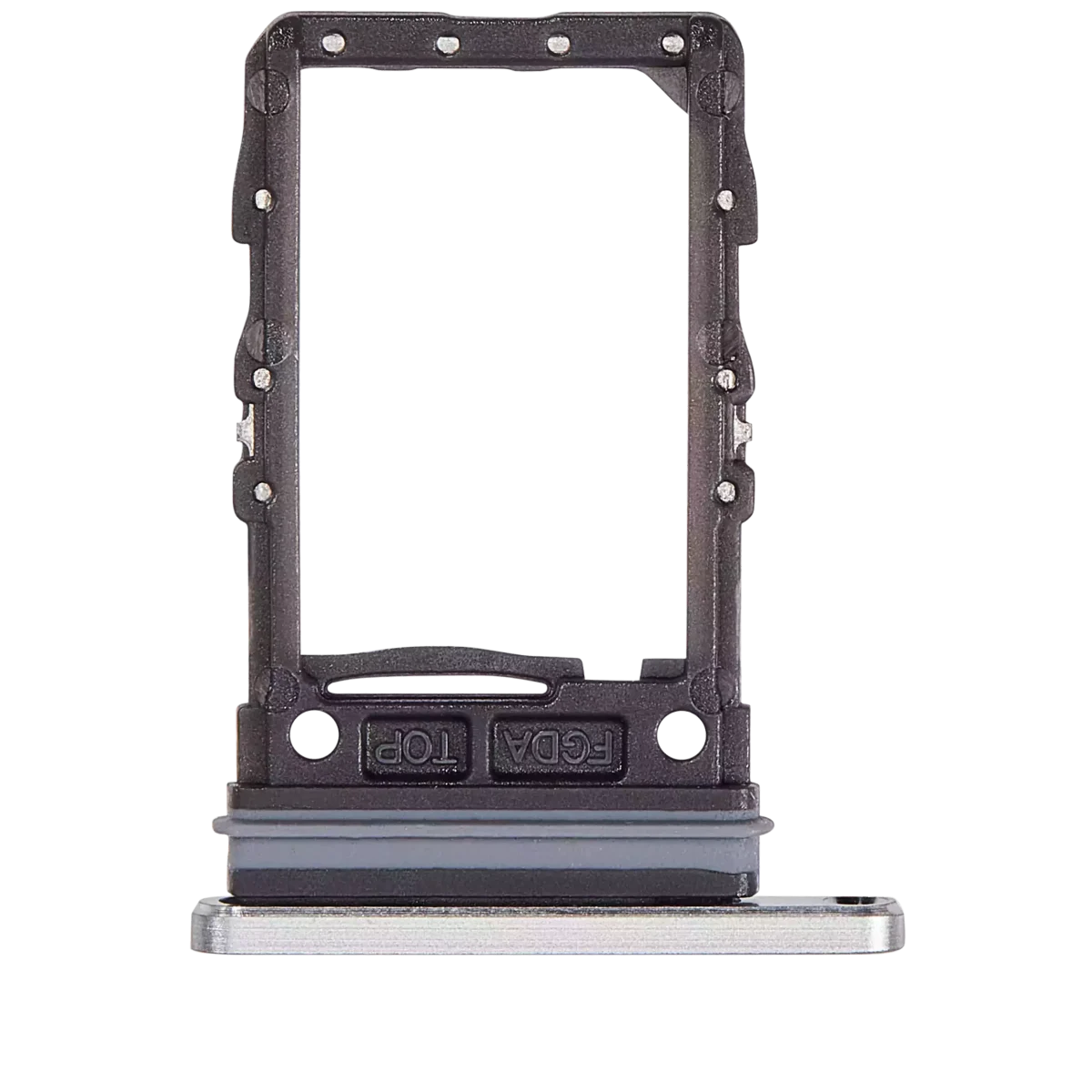 Tek Sim Kart Tepsisi Samsung Galaxy Z Flip 6 (F741) (Premium) (Beyaz) - Görsel 4