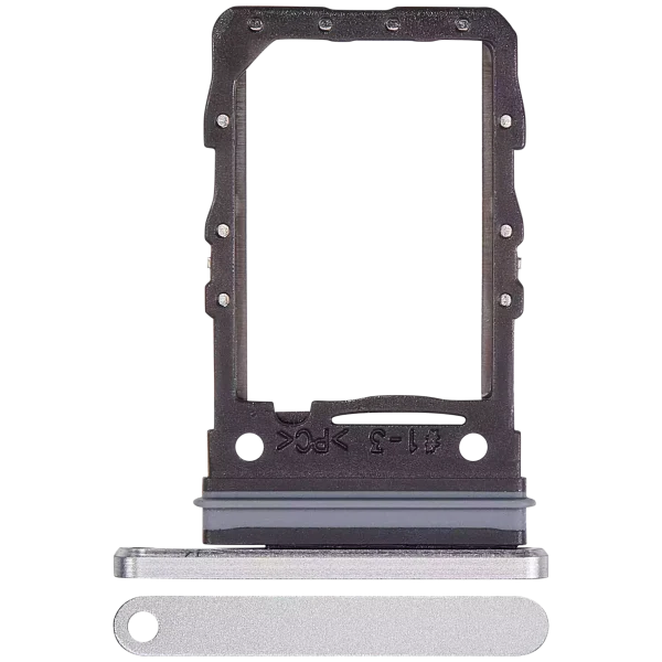 Tek Sim Kart Tepsisi Samsung Galaxy Z Flip 6 (F741) (Premium) (Beyaz)