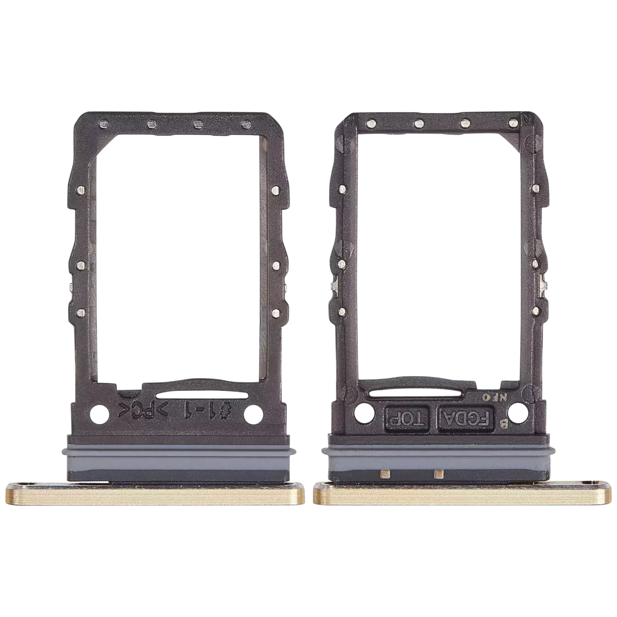Tek Sim Kart Tepsisi Samsung Galaxy Z Flip 6 (F741) (Premium) (Sarı) İle Uyumlu - Görsel 2
