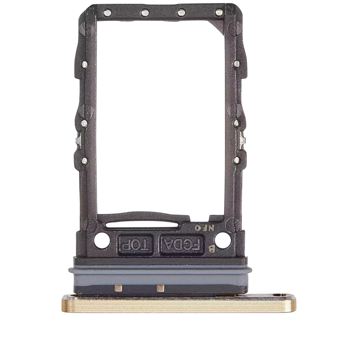 Tek Sim Kart Tepsisi Samsung Galaxy Z Flip 6 (F741) (Premium) (Sarı) İle Uyumlu - Görsel 4