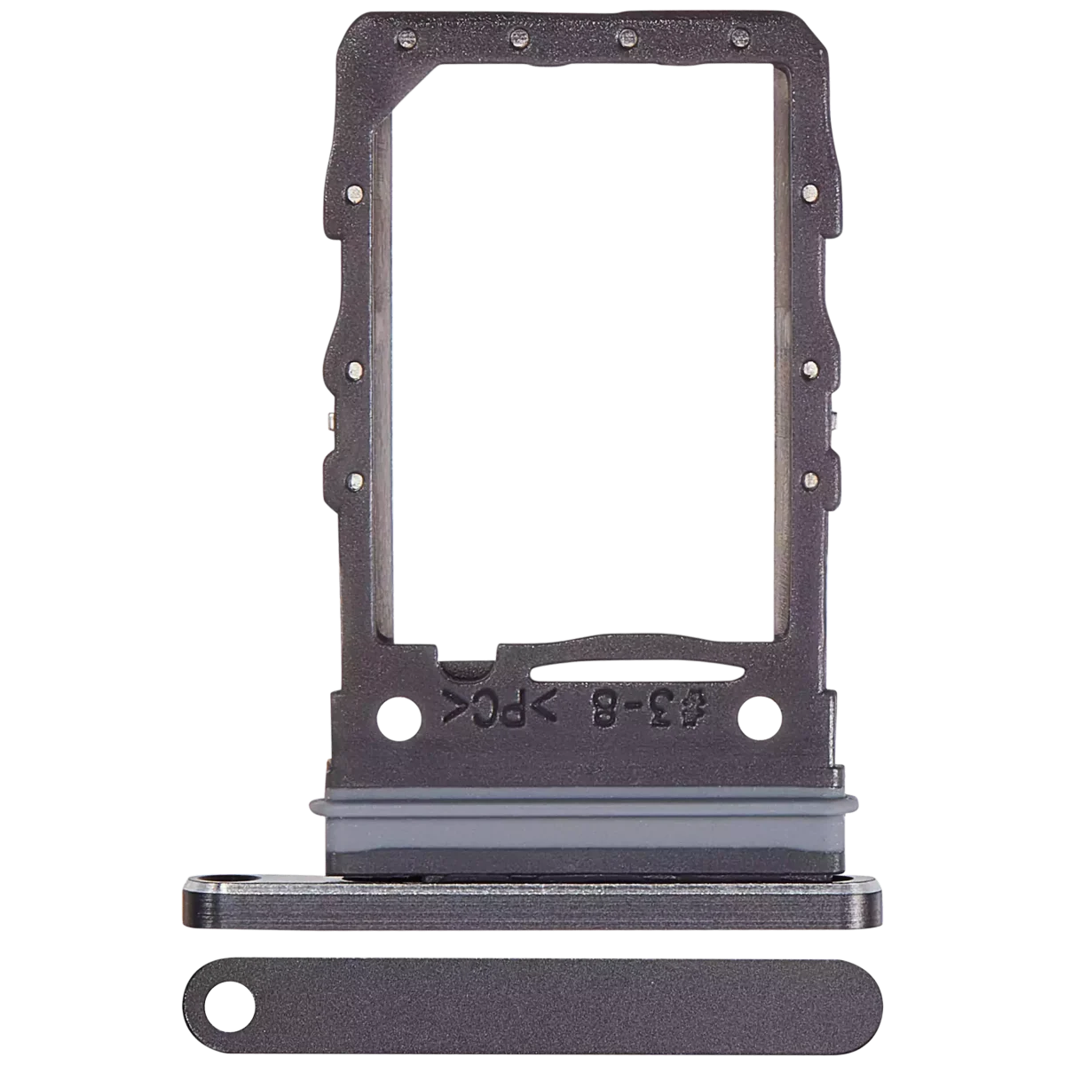 Tek Sim Kart Tepsisi Samsung Galaxy Z Flip 6 (F741) (Premium) (Siyah)