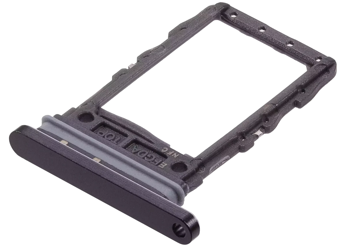 Tek Sim Kart Tepsisi Samsung Galaxy Z Flip 6 (F741) (Premium) (Siyah) - Görsel 6