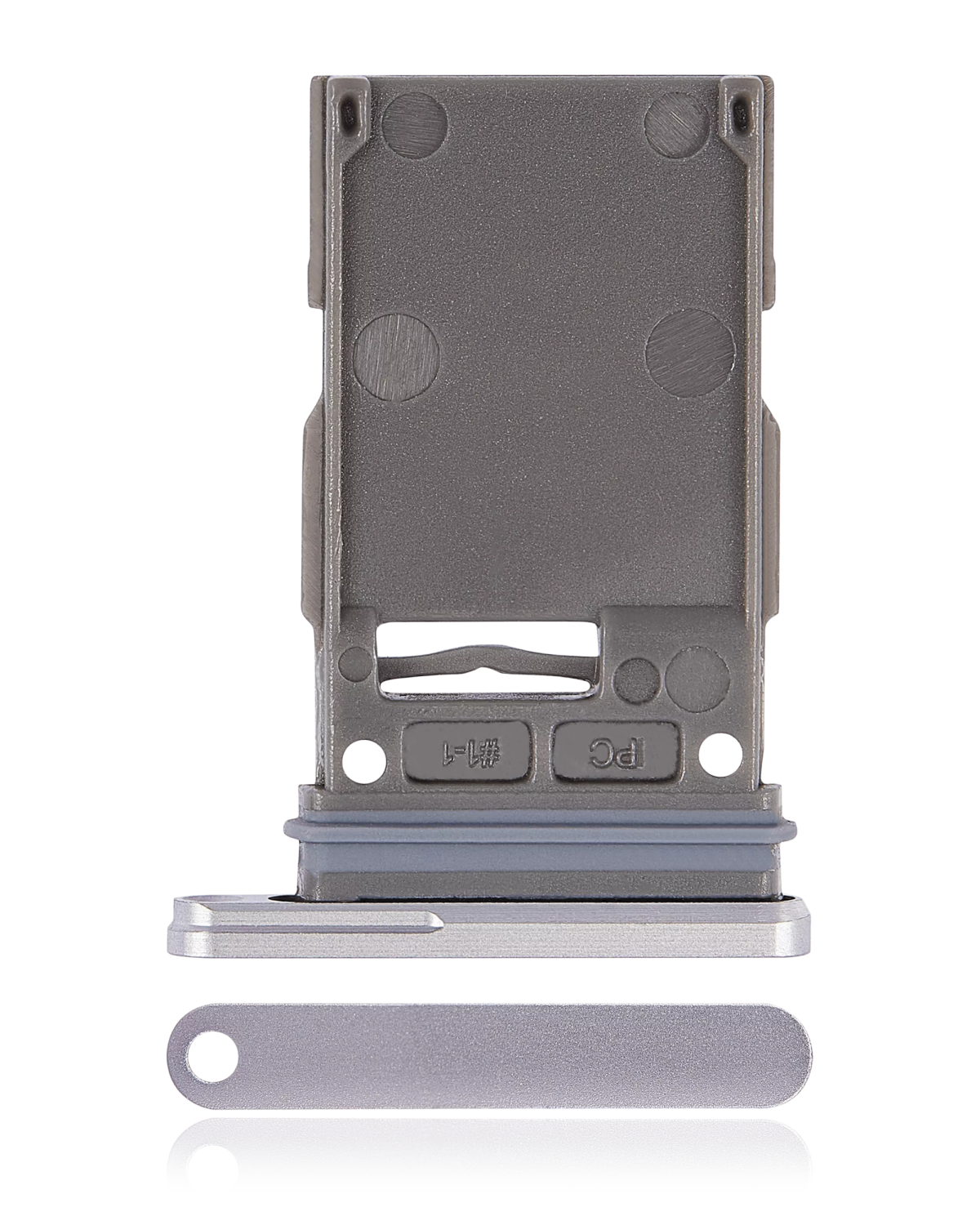 Tek Sim Kart Tepsisi Samsung Galaxy Z Fold 3 5G İle Uyumlu (Phantom Silver)