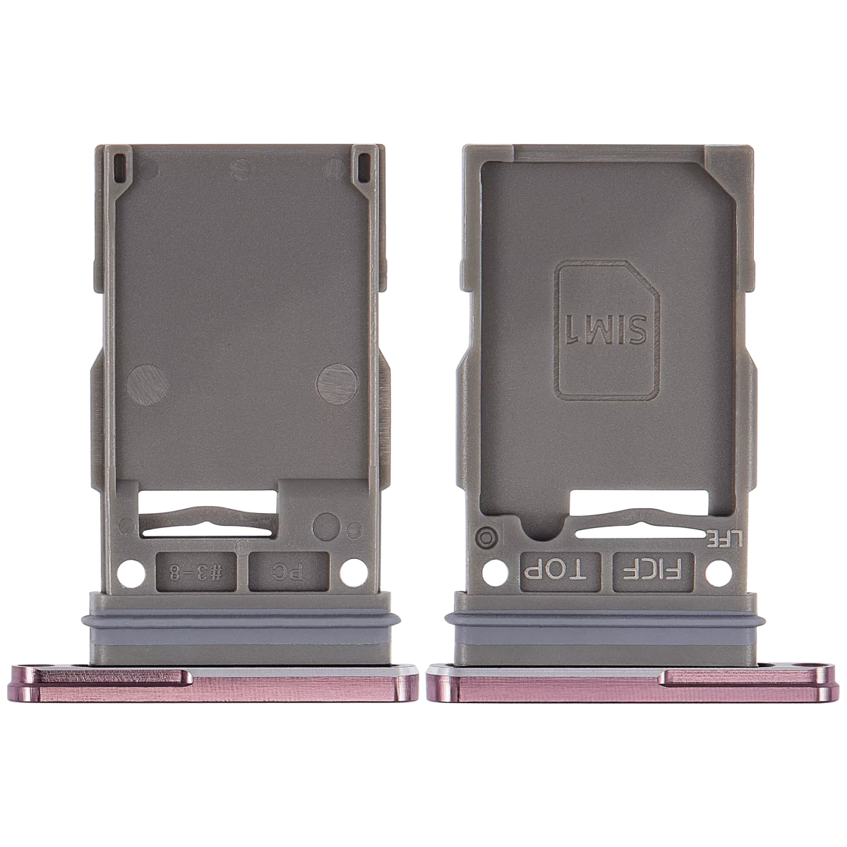 Tek Sim Kart Tepsisi Samsung Galaxy Z Fold 4 (F936) (Bordo) - Görsel 2