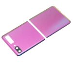 Üst ve Alt Arka Kapak Camı Kamera Lensiyle Samsung Galaxy Z Flip 4G Arka Kapak Camı Kamera Lensiyle  (F700) / Z Flip 5G (F707) (Ayna Moru) İle Uyumlu - Görsel 5