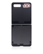 Üst ve Alt Arka Kapak Camı Kamera Lensiyle Samsung Galaxy Z Flip 4G Arka Kapak Camı Kamera Lensiyle  (F700) / Z Flip 5G (F707) (Gizemli Bronz) İle Uyumlu - Görsel 4