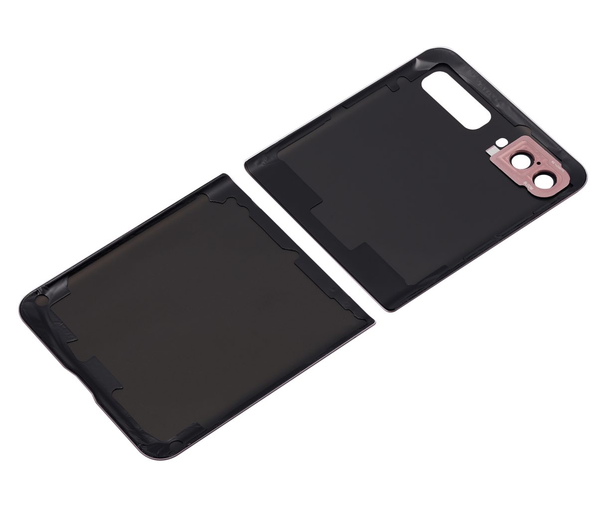 Üst ve Alt Arka Kapak Camı Kamera Lensiyle Samsung Galaxy Z Flip 4G Arka Kapak Camı Kamera Lensiyle  (F700) / Z Flip 5G (F707) (Gizemli Bronz) İle Uyumlu - Görsel 6