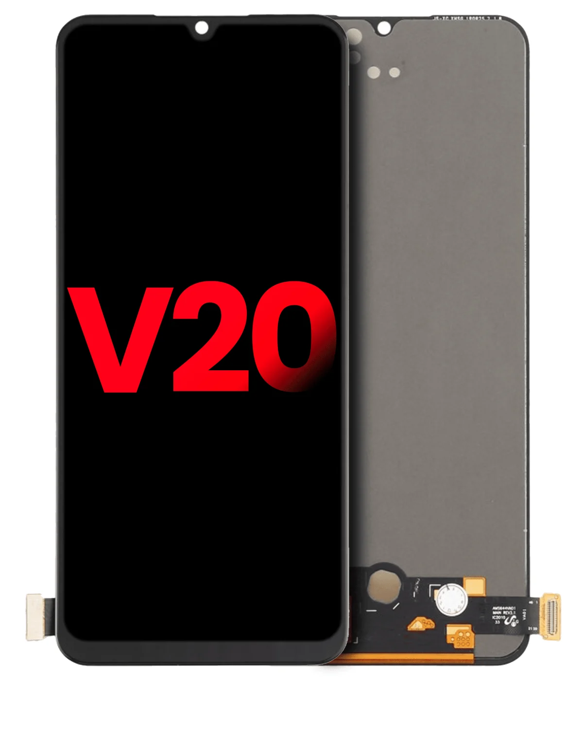 Vivo V20 İle Uyumlu Ekran Dokunnatik %100 Oled - Görsel 2
