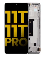 Xiaomi 11T Pro İle Uyumlu Ekran Dokunmatik Çerçeveli   (Amoled Ekran - Moonlight Beyaz) - Görsel 2