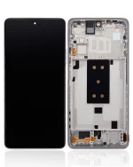 Xiaomi 11T Pro İle Uyumlu Ekran Dokunmatik Çerçeveli   (Amoled Ekran - Moonlight Beyaz)