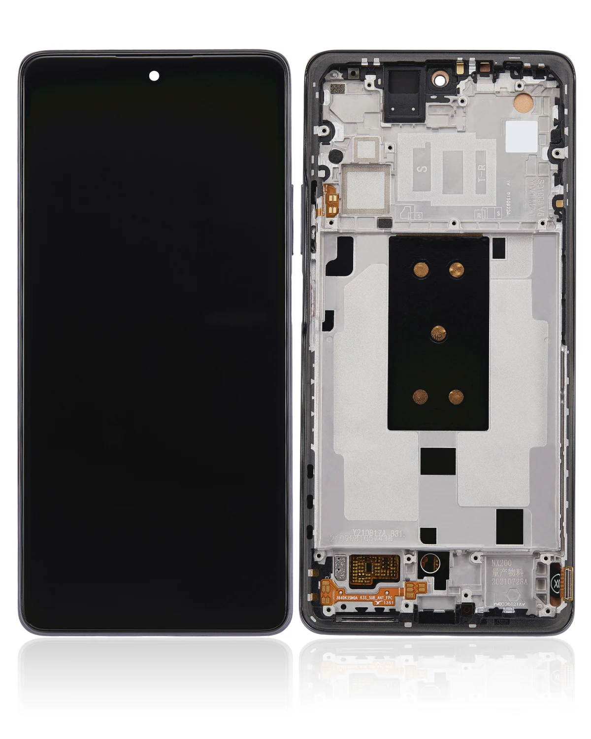 Xiaomi 11T Pro İle Uyumlu Ekran Dokunmatik Çerçeveli (Meteorit Grisi