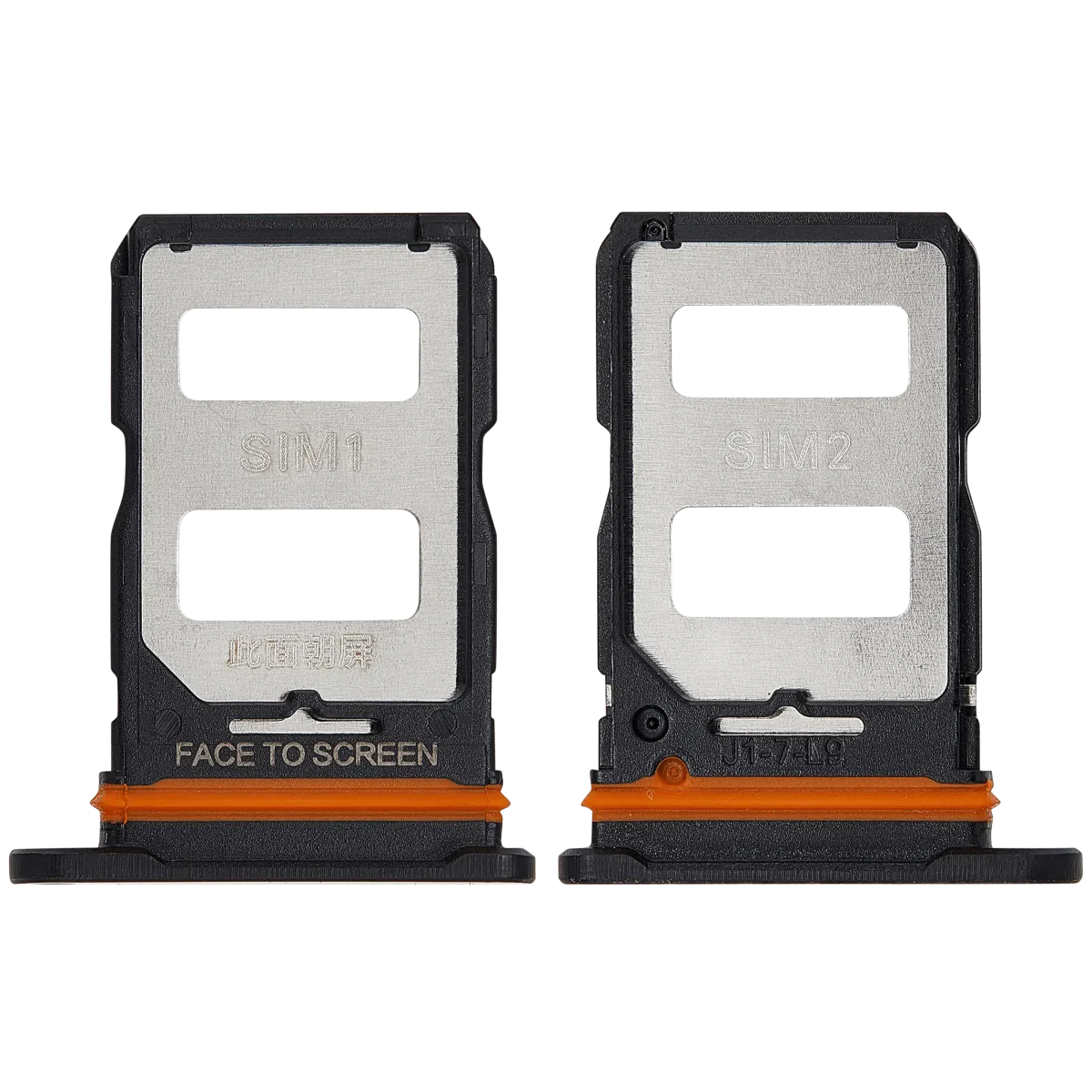 Xiaomi 12 Lite İle Uyumlu Sim Kart Tepsisi (Siyah)