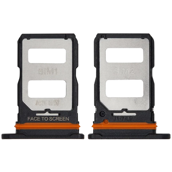 Xiaomi 12 Lite İle Uyumlu Sim Kart Tepsisi (Siyah)