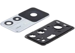 Xiaomi 12T İle Uyumlu 2 Parça Set (Gümüş) Orijinal Braketli / Ekran Dokunmatik Çerçeveli Arka Kamera Lensi - Görsel 3