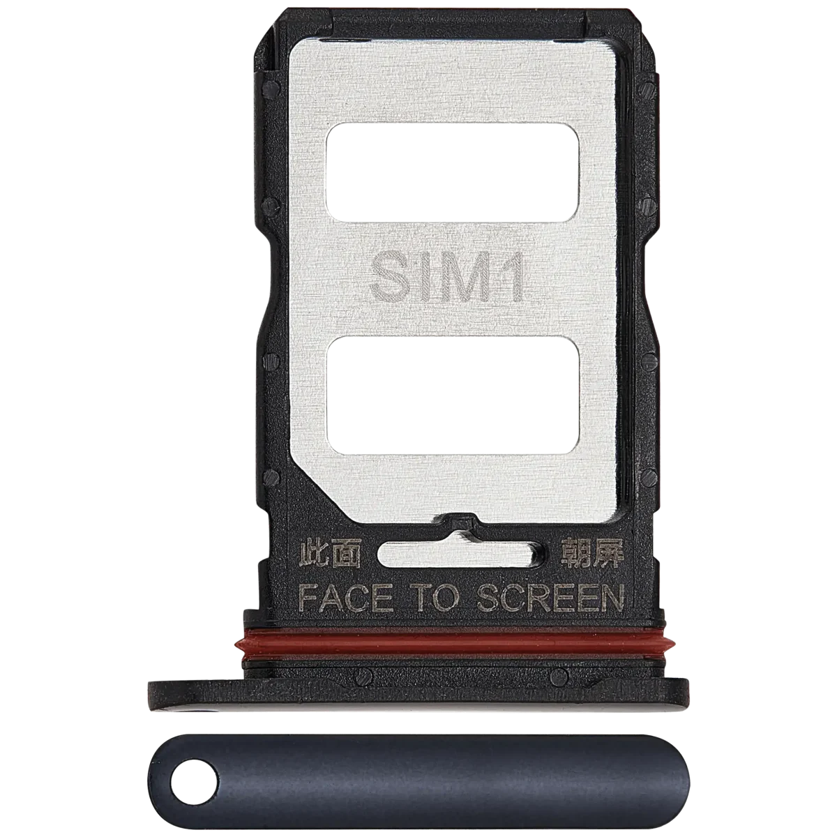 Xiaomi 12T Pro İle Uyumlu Sim Kart Tepsisi (Siyah) - Görsel 2