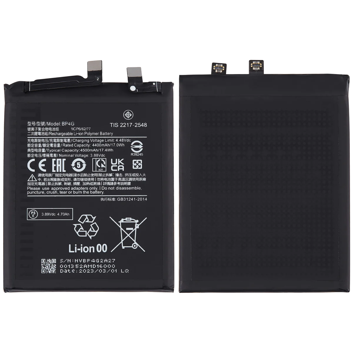 Xiaomi 13 İle Uyumlu Batarya Pil Orijinal