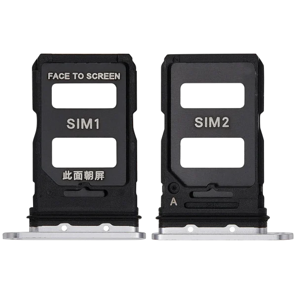 Xiaomi 13 Pro İle Uyumlu Sim Kart Tepsisi (Seramik Beyaz)
