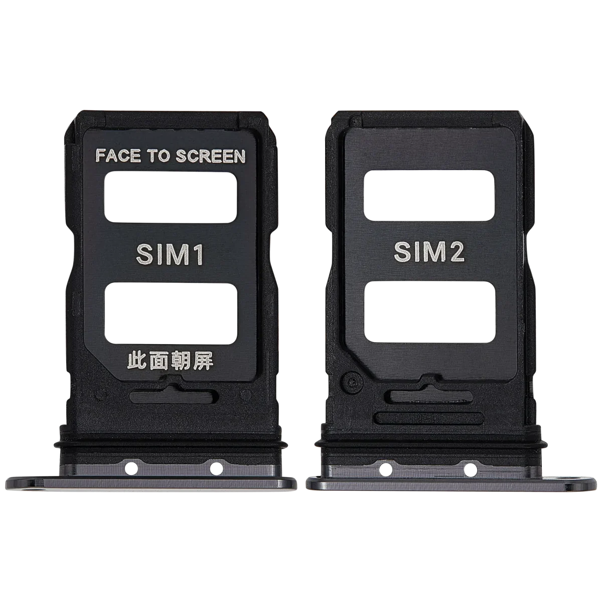 Xiaomi 13 Pro İle Uyumlu Sim Kart Tepsisi (Seramik Siyah)