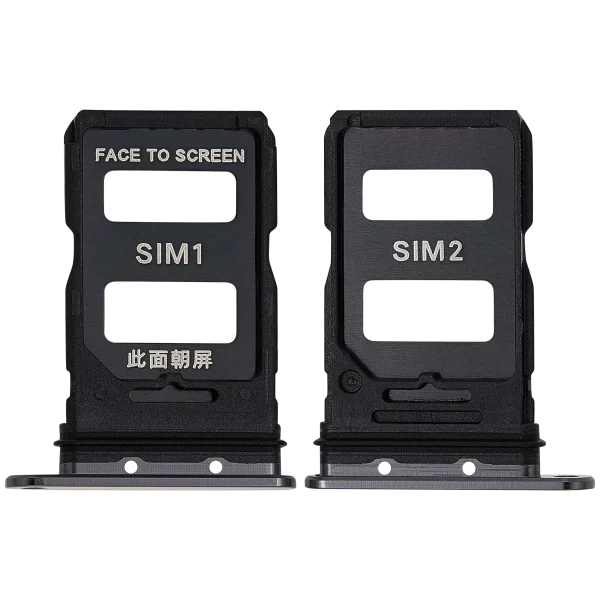 Xiaomi 13 Pro İle Uyumlu Sim Kart Tepsisi (Seramik Siyah)