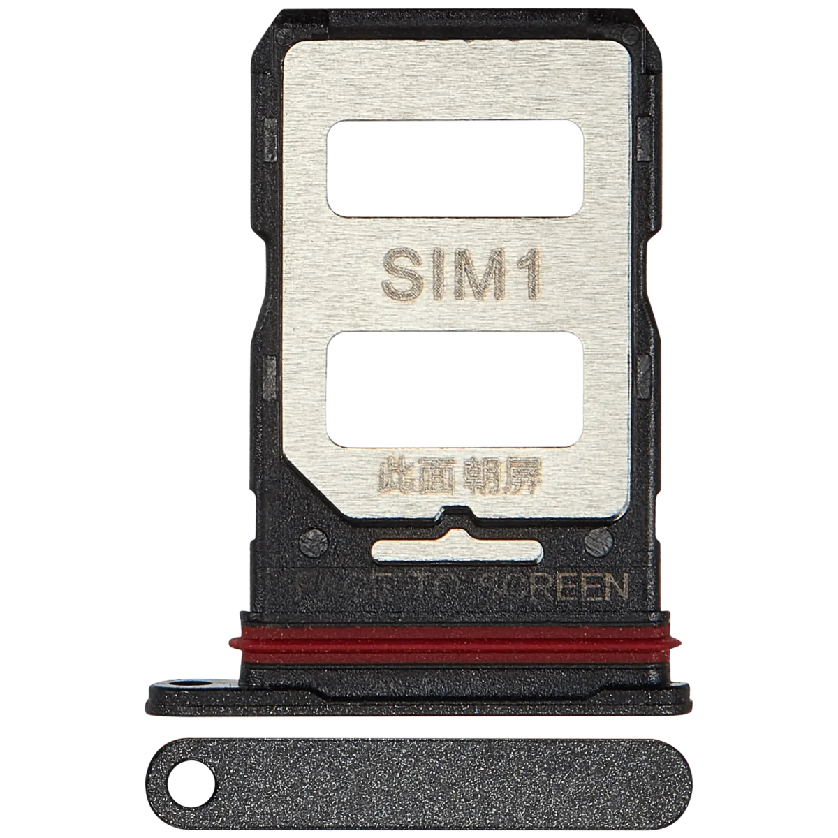 Xiaomi 13T İle Uyumlu Sim Kart Tepsisi (Siyah) - Görsel 2