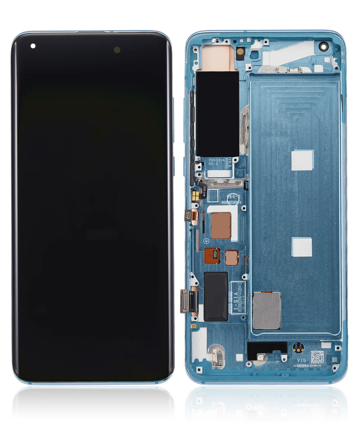 Xiaomi Mi 10 5G İle Uyumlu Ekran Dokunmatik Çerçeveli   (Amoled Ekran - Mercan Yeşili) - Görsel 2