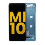 Xiaomi Mi 10 5G İle Uyumlu Ekran Dokunmatik Çerçeveli   (Amoled Ekran - Mercan Yeşili)
