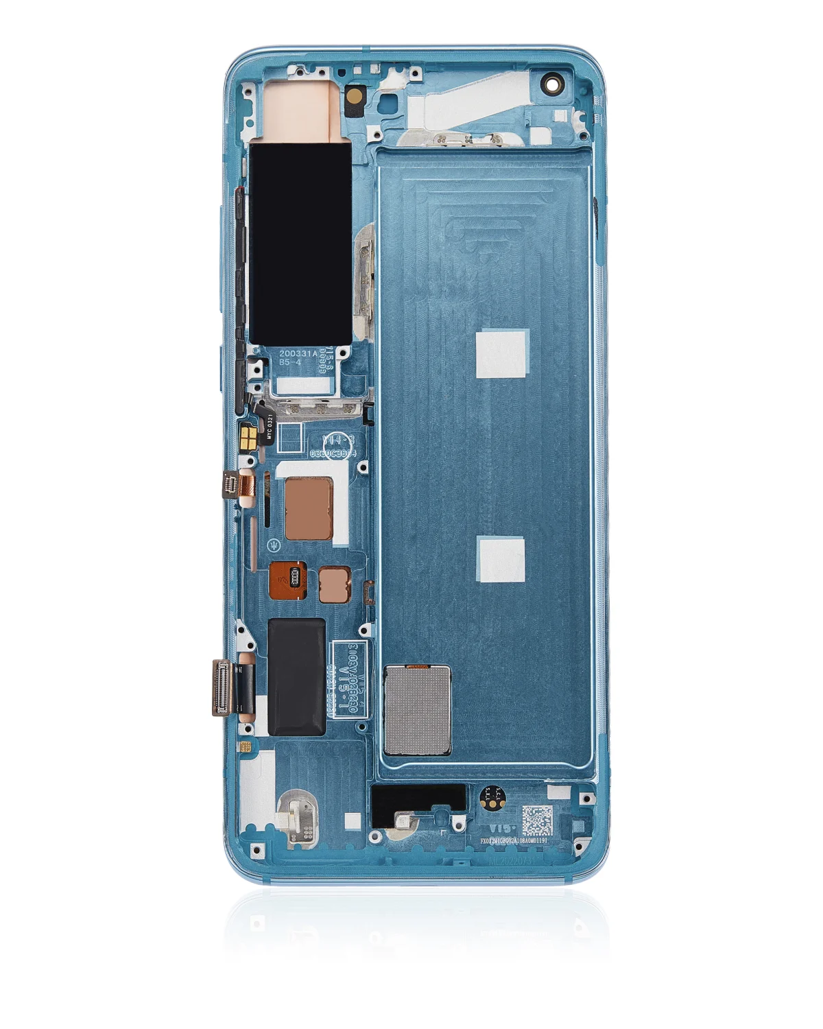 Xiaomi Mi 10 5G İle Uyumlu Ekran Dokunmatik Çerçeveli   (Amoled Ekran - Mercan Yeşili) - Görsel 4