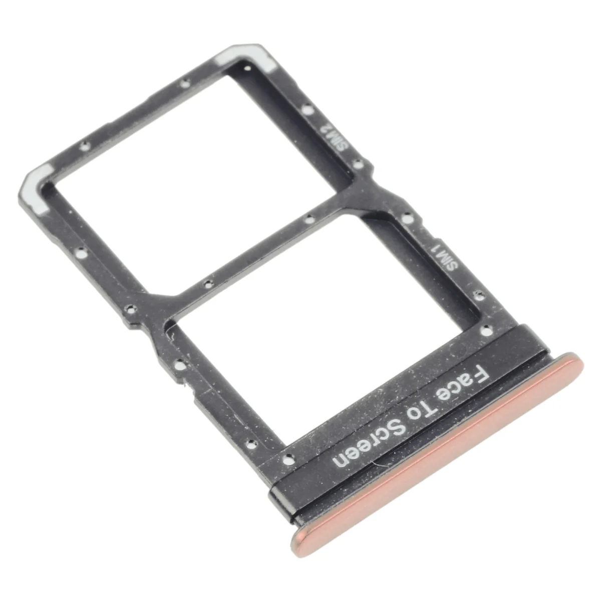Xiaomi Mi 10 İle Uyumlu Çift Sim Kart Tepsisi (Şeftali Altın)