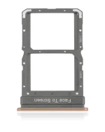 Xiaomi Mi 10 İle Uyumlu Çift Sim Kart Tepsisi (Şeftali Altın) - Görsel 3