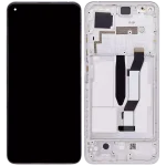 Xiaomi Mi 10 İle Uyumlu Ekran Dokunmatik Çerçeveli (Orijinal - Beyaz)