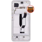 Xiaomi Mi 10 İle Uyumlu Ekran Dokunmatik Çerçeveli (Orijinal - Beyaz) - Görsel 3