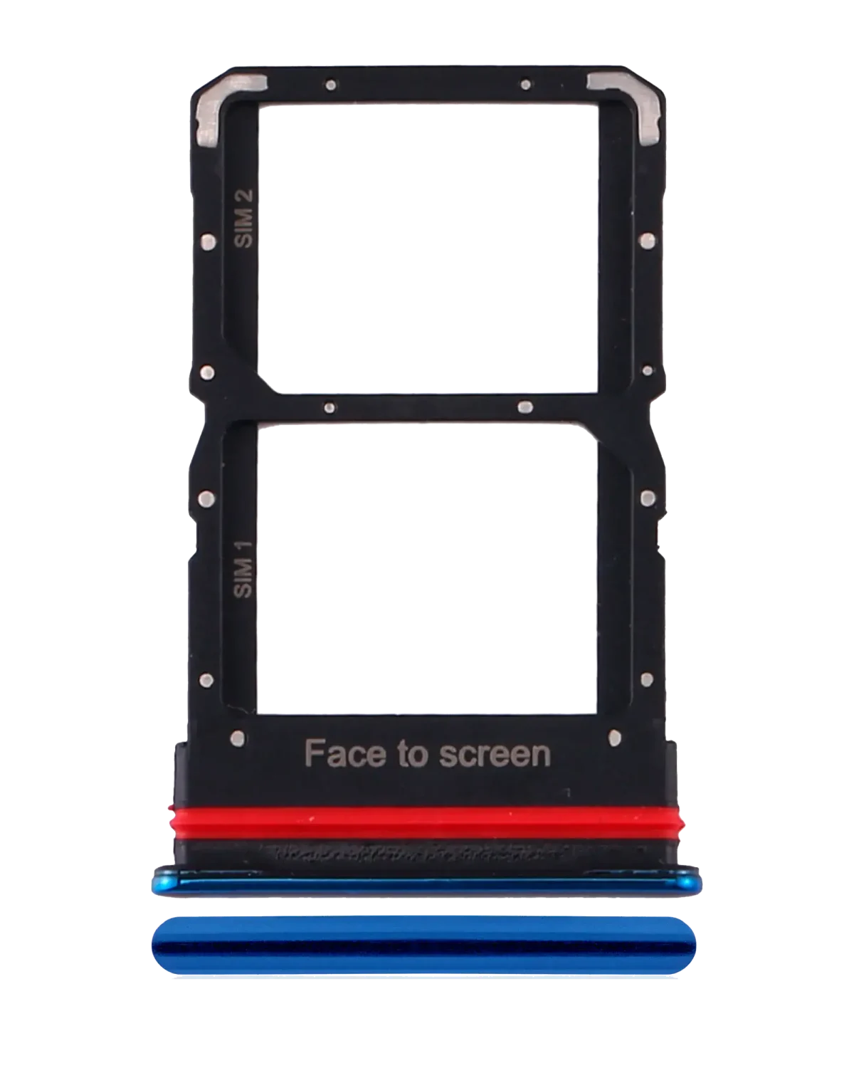 Xiaomi Mi 10 Lite 5G İle Uyumlu Çift Sim Kart Tepsisi (Aurora Blue) - Görsel 4