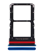Xiaomi Mi 10 Lite 5G İle Uyumlu Çift Sim Kart Tepsisi (Aurora Blue) - Görsel 4