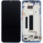 Xiaomi Mi 10 Lite 5G İle Uyumlu Ekran Dokunmatik Çerçeveli (A Kalite - Aurora Blue)