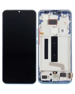 Xiaomi Mi 10 Lite 5G İle Uyumlu Ekran Dokunmatik Çerçeveli (A Kalite - Aurora Blue)