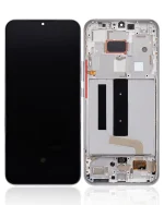 Xiaomi Mi 10 Lite 5G İle Uyumlu Ekran Dokunmatik Çerçeveli (Aftermarket Plus - Dream White)