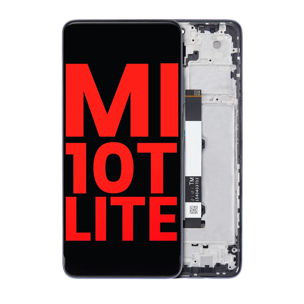 Xiaomi Mi 10 Lite 5G İle Uyumlu Ekran Dokunmatik Çerçeveli (Aftermarket Plus - Kozmik Gri) - Görsel 2