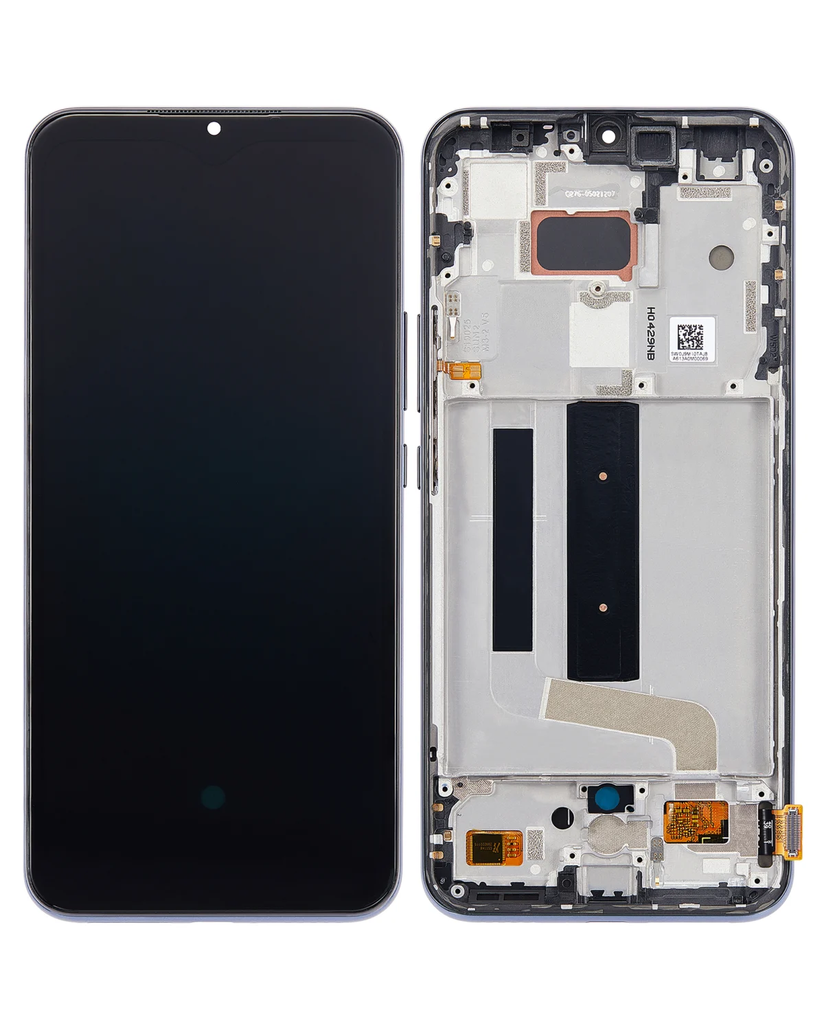 Xiaomi Mi 10 Lite 5G İle Uyumlu Ekran Dokunmatik Çerçeveli (Aftermarket Plus - Kozmik Gri)