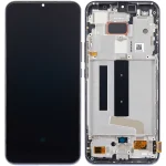 Xiaomi Mi 10 Lite 5G İle Uyumlu Ekran Dokunmatik Çerçeveli (Aftermarket Plus - Kozmik Gri)